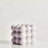 Natural Soy Wax Bubble Candle - Lilac, Elaina Grace, The Clean Market  