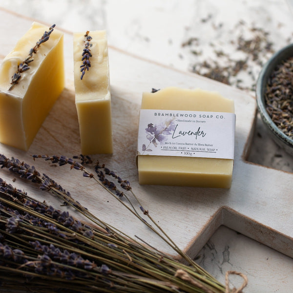 Natural Luxury Soap - Lavender, Bramblewood Soap Co., The Clean Market  