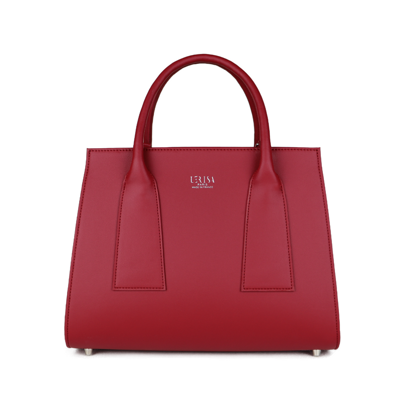 Grape Leather L Handbag - Ruby Red, Ankorstore, The Clean Market  