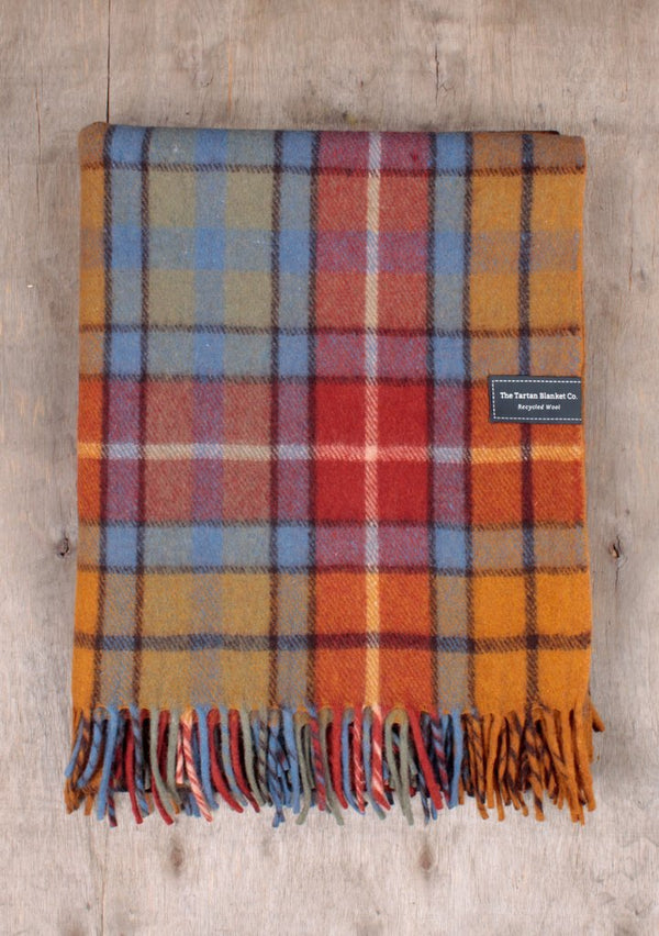 Recycled Wool Knee Blanket - Buchanan Antique Tartan, The Tartan Blanket Co, The Clean Market  