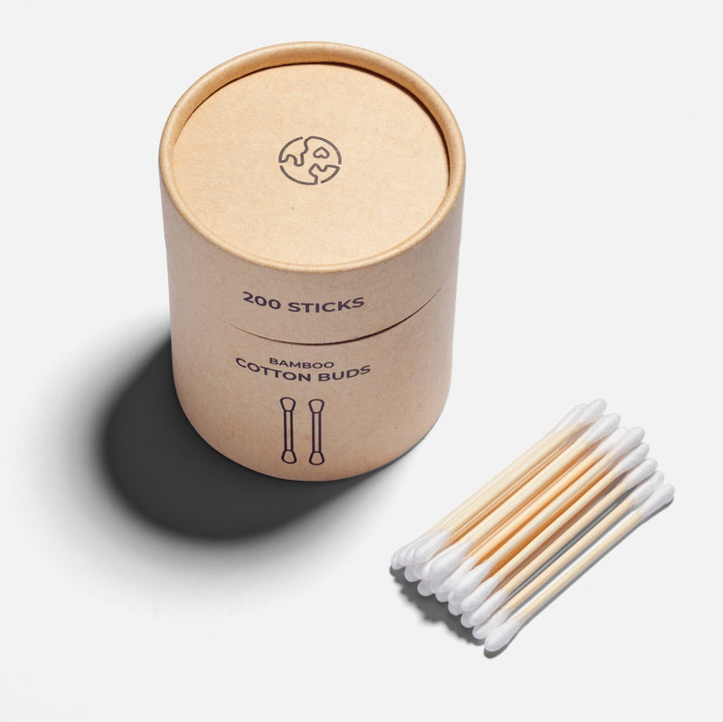 Plastic Free Cotton Buds - Pack of 200, Zero Waste Club, The Clean Market  