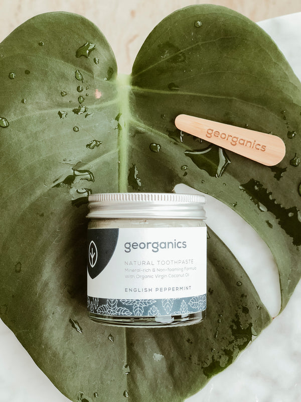 Natural Toothpaste - English Peppermint, Georganics, The Clean Market  