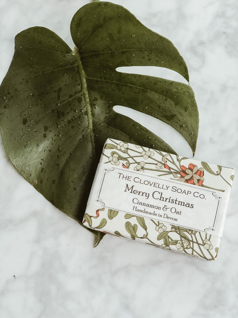 Handmade Natural Soap - Cinnamon & Oats - Christmas Edition, The Clovelly Soap Company, The Clean Market  
