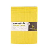 Compostable Sponge Cloths (Pack of 4), Ecoliving, The Clean Market  