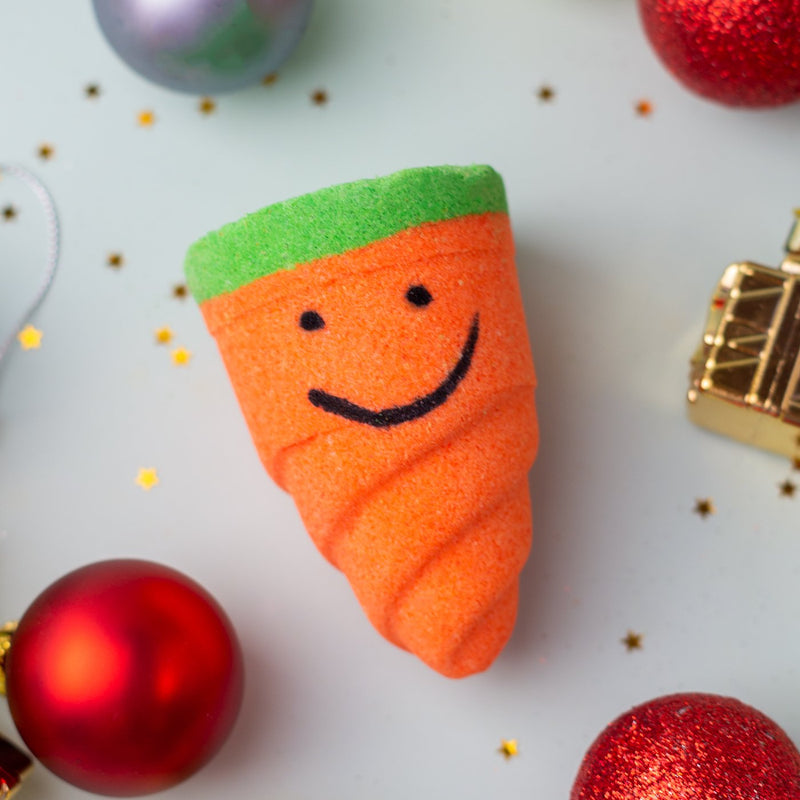 Colin The Christmas Carrot Bath Bomb, Soul & Soap, The Clean Market  