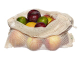 Organic Cotton Produce Bags (Pack of 3), Ecoliving, The Clean Market  