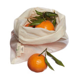 Organic Cotton Produce Bags (Pack of 3), Ecoliving, The Clean Market  