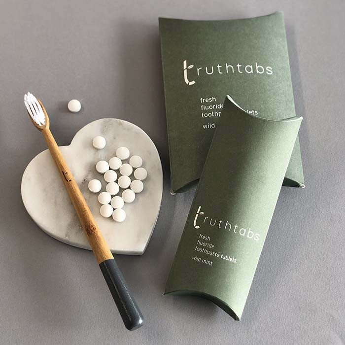 Fluoride Truthtabs - Wild Mint, Green Pioneer, The Clean Market  