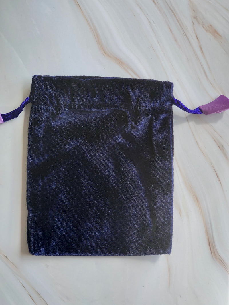 Velvet Crystal Bag with Satin, Holistic Trader, The Clean Market  