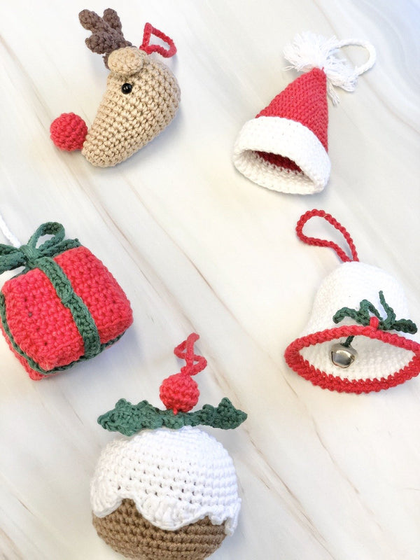 Handmade Crochet Christmas Decorations, The Clean Market , The Clean Market  