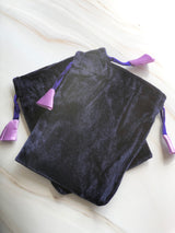 Velvet Crystal Bag with Satin, Holistic Trader, The Clean Market  