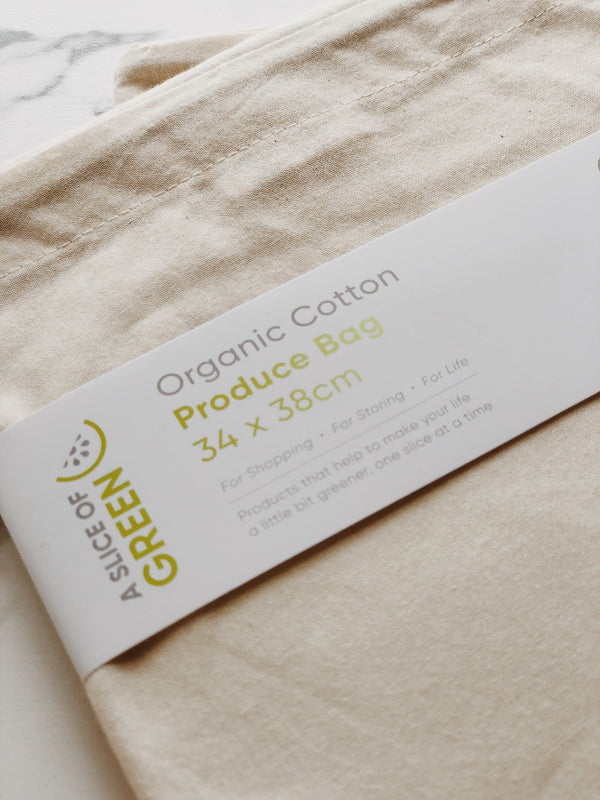 Organic Cotton Produce Bag, Green Pioneer, The Clean Market  