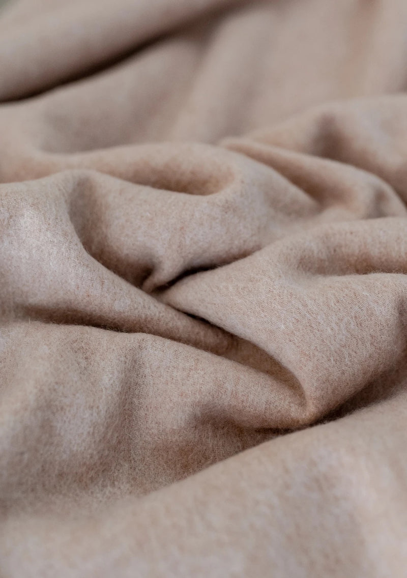Cashmere Scarf - Sand Melange, The Tartan Blanket Co, The Clean Market  
