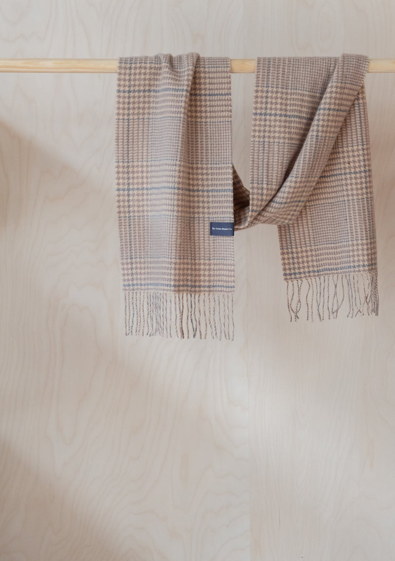 Pure Lambswool Scarf - Highland Glen Check, The Tartan Blanket Co, The Clean Market  