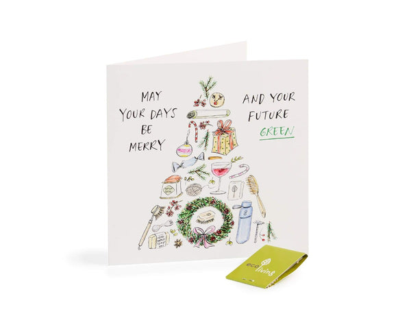 Recycled Christmas Cards - Zero Waste, Ecoliving, The Clean Market  