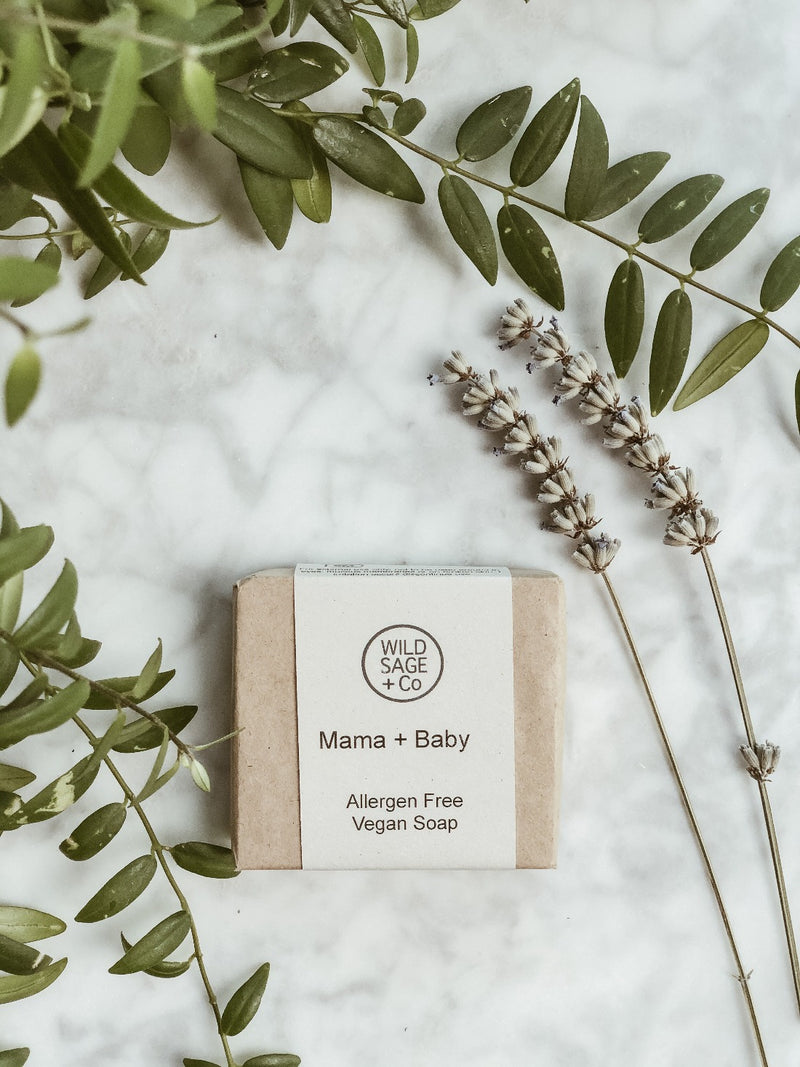 Handmade Natural Soap - Mama + Baby, Wild Sage + Co, The Clean Market  