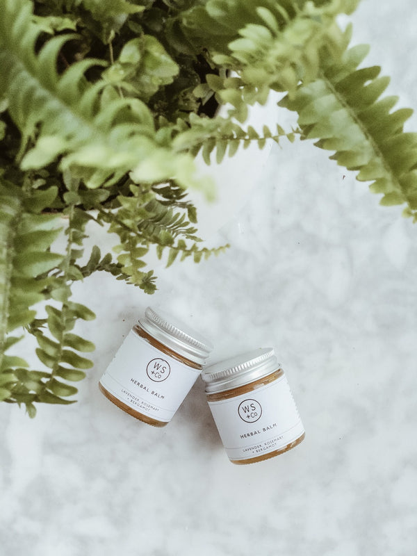 Herbal Balm - Lavender & Rosemary, Wild Sage + Co, The Clean Market  
