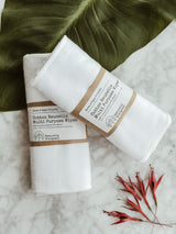 Cotton Reusable Multi Purpose Wipes - Pack of 6, Naturally Evergreen, The Clean Market  