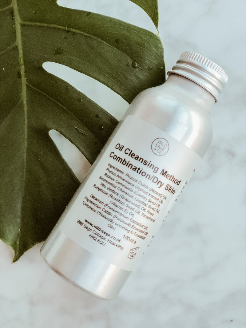 Oil Cleansing Method - Combination & Dry skin, Wild Sage + Co, The Clean Market  