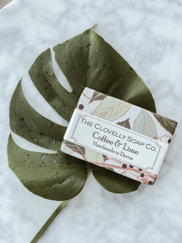 Handmade Natural Soap - Coffee & Lime, The Clovelly Soap Company, The Clean Market  