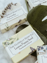 Handmade Natural Soap - Lavender, The Clovelly Soap Company, The Clean Market  